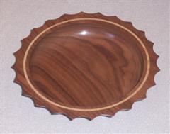 The winning piece <br>Walnut bowl